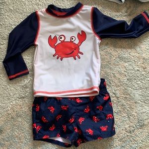 Cat and jack infant bathing suit